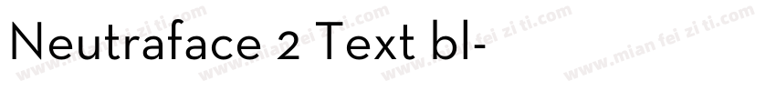Neutraface 2 Text bl字体转换